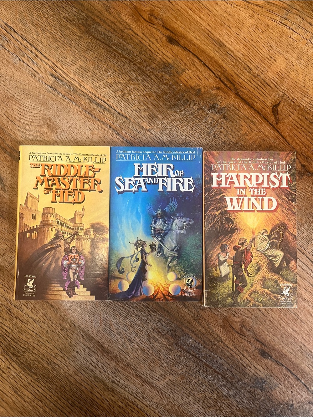 Riddlemaster of Hed trilogy by Patricia McKillip